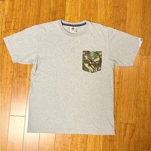 Aape T-Shirt with Camouflage Pocket